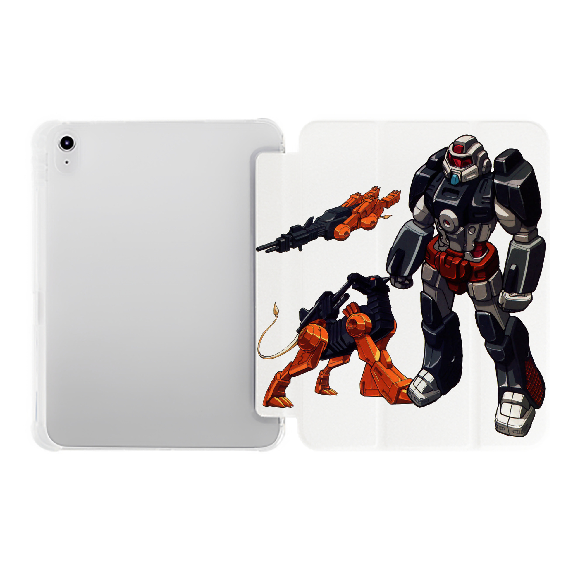 （画像用）  IPad ケース ペン収納付き 三つ折りスタンド PUレザー×シリコン 対応機種9.5/10.5/10.9インチ